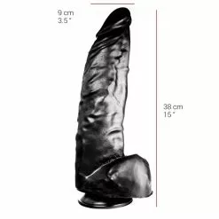 Godes Dildorama Gode XXL Dildorama 31 X 9 Cm Black -GODES EN SILICONE Soldes gode xxl dildorama 31 x 9 cm black 2
