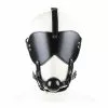 Generique Masque Avec Baillon Boule Gag Bling Noir -GODES EN SILICONE Soldes masque avec baillon boule gag bling noir