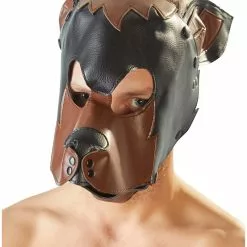 Fetish Collection Masque Dog Fetish Noir-marron