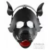 Kinky Puppy Masque Dog Pup Noir -GODES EN SILICONE Soldes masque dog pup noir