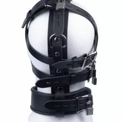 The Red Masque En Cuir Pour Esclave -GODES EN SILICONE Soldes masque en cuir pour esclave 4