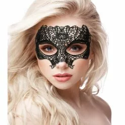 Ouch! Masque En Dentelle Princess Noir -GODES EN SILICONE Soldes masque en dentelle princess noir 2