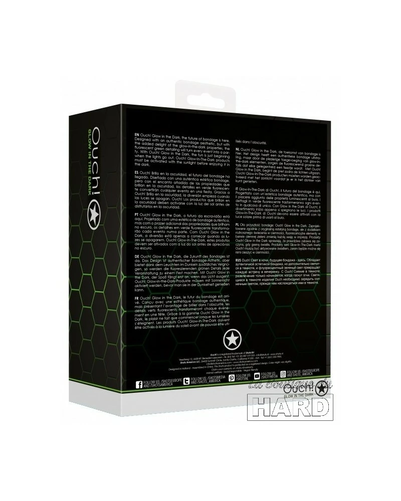 Ouch! Glow Masque Phosphorescent Glow Noir 7 Ouch! Glow Masque Phosphorescent Glow Noir – Image 5