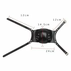 FUKR Masque Punk Noir -GODES EN SILICONE Soldes masque punk noir 5