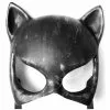 KinkHarness Masque Steampunk Cat Gris -GODES EN SILICONE Soldes masque steampunk cat gris