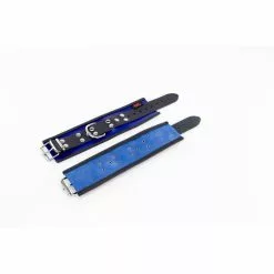 The Red Menotte En Cuir - Bleu/ Noir 11 The Red Menotte En Cuir - Bleu/ Noir -GODES EN SILICONE Soldes menotte en cuir bleu noir 3