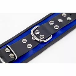 The Red Menotte En Cuir - Bleu/ Noir 12 The Red Menotte En Cuir - Bleu/ Noir -GODES EN SILICONE Soldes menotte en cuir bleu noir 4