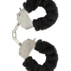 Generique Menottes Avec Fourrure Noire