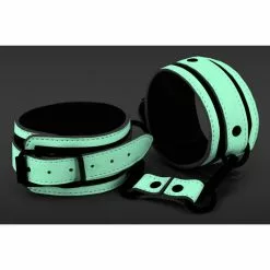 GLO IN THE DARK Menottes De Cheville Fluorescentes GLO