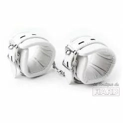BDSMaster Menottes De Chevilles Cuff Bomb Blanches