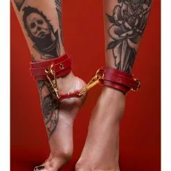 Menottes De Chevilles Taboom Rouges 10 Menottes De Chevilles Taboom Rouges -GODES EN SILICONE Soldes menottes de chevilles taboom rouges 2