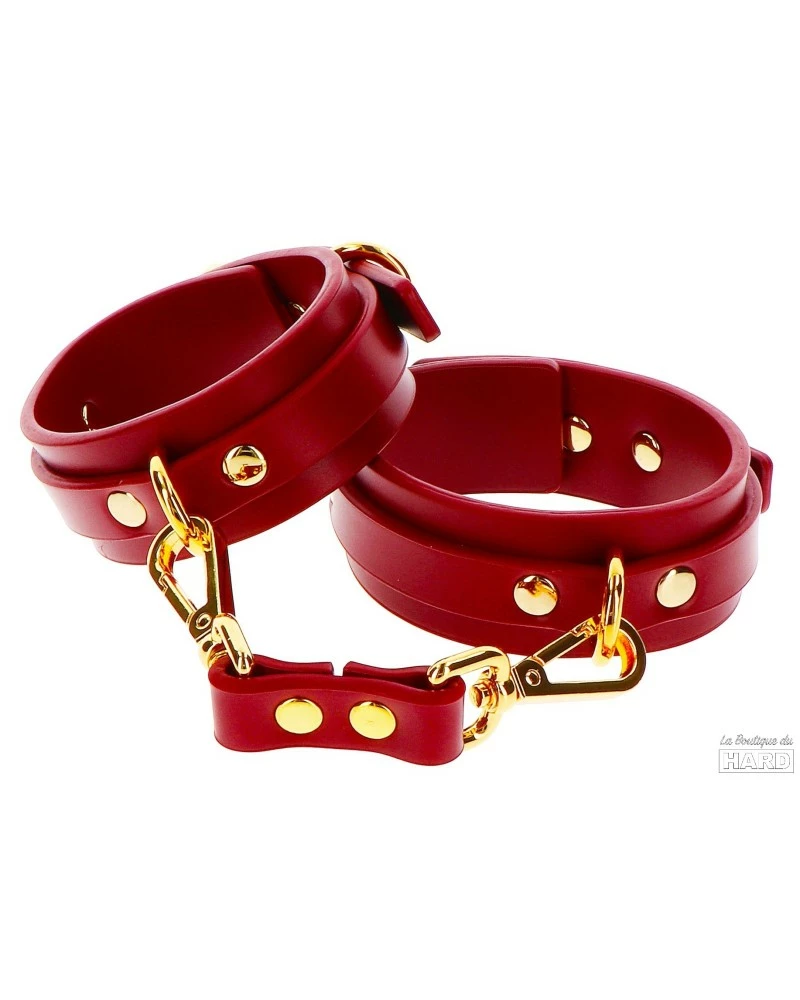 Menottes De Chevilles Taboom Rouges 3 Menottes De Chevilles Taboom Rouges