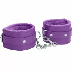 Ouch! Menottes De Poignet Plush Violet