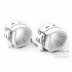 BDSMaster Menottes De Poignets Cuff Bomb Blanches