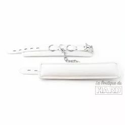 BDSMaster Menottes De Poignets Cuff Bomb Blanches 20 BDSMaster Menottes De Poignets Cuff Bomb Blanches -GODES EN SILICONE Soldes menottes de poignets cuff bomb blanches 8