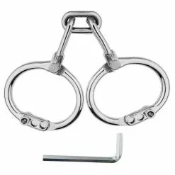 KINKgear Menottes De Poignets En Métal Third Strict
