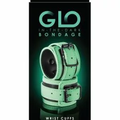 GLO IN THE DARK Menottes De Poignets Fluorescentes Glo -GODES EN SILICONE Soldes menottes de poignets fluorescentes glo 1