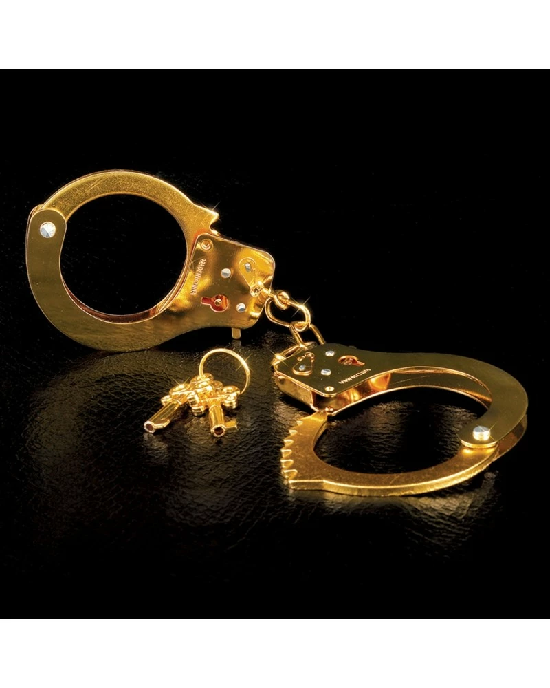 Fetish Fantasy Series Menottes De Poignets Gold Métal 4 Fetish Fantasy Series Menottes De Poignets Gold Métal – Image 2