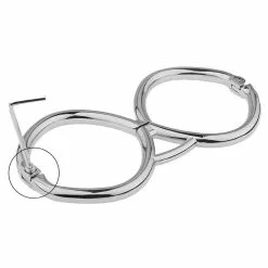 KINKgear Menottes De Poignets Hex 15cm -GODES EN SILICONE Soldes menottes de poignets hex 15cm 3