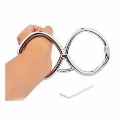 KINKgear Menottes De Poignets Hex 15cm -GODES EN SILICONE Soldes menottes de poignets hex 15cm 4