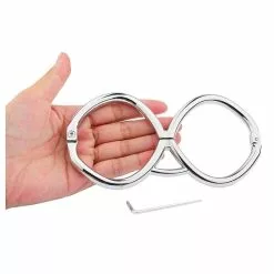 KINKgear Menottes De Poignets Hex 15cm -GODES EN SILICONE Soldes menottes de poignets hex 15cm 5