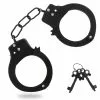 Toy Joy Menottes En Métal Fun Cuffs Noires -GODES EN SILICONE Soldes menottes en metal fun cuffs noires