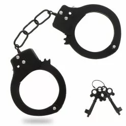 Toy Joy Menottes En Métal Fun Cuffs Noires