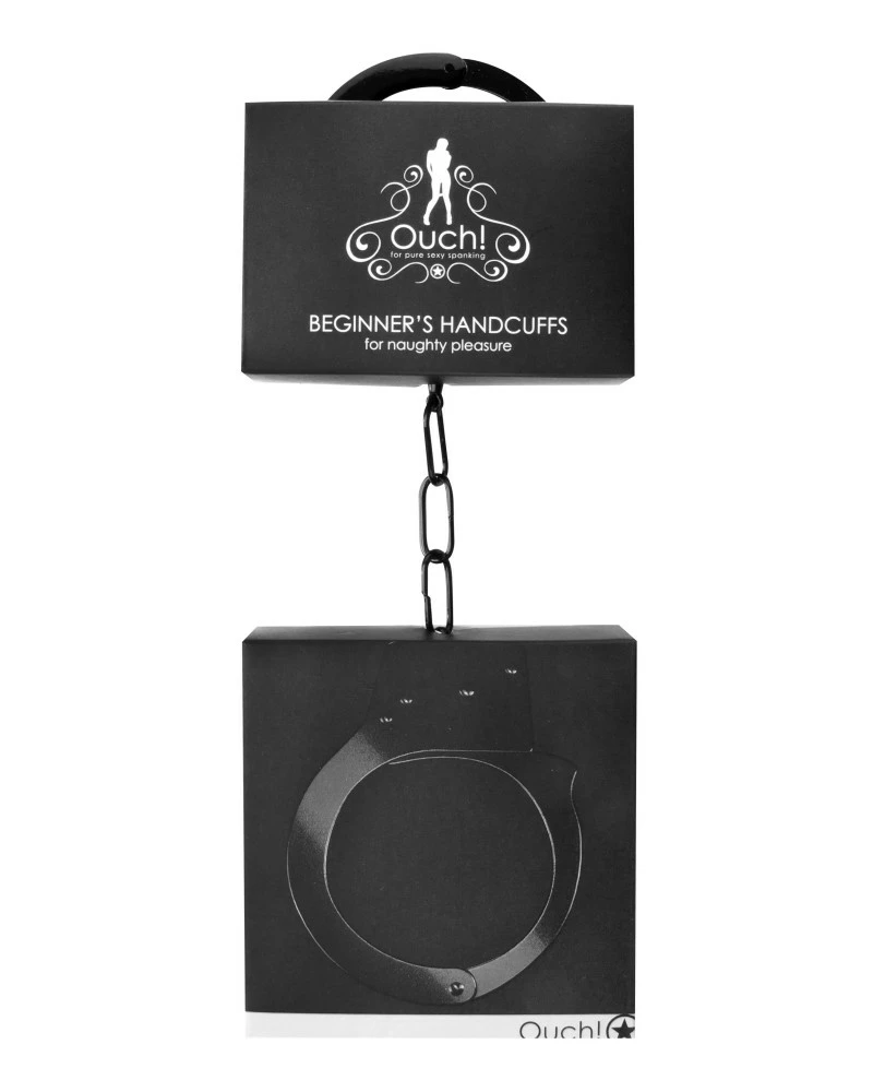Ouch! Menottes En Métal - Noires 4 Ouch! Menottes En Métal - Noires – Image 2