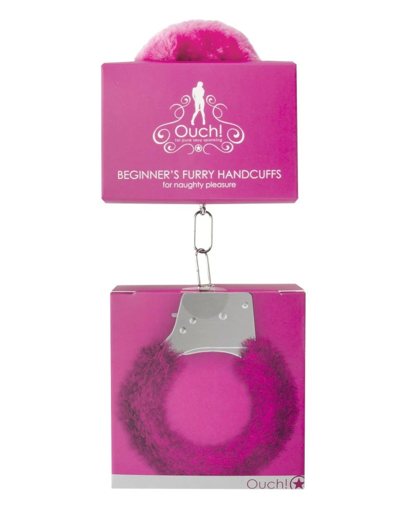 Ouch! Menottes Fourrures Métalliques Rose 4 Ouch! Menottes Fourrures Métalliques Rose â Image 2