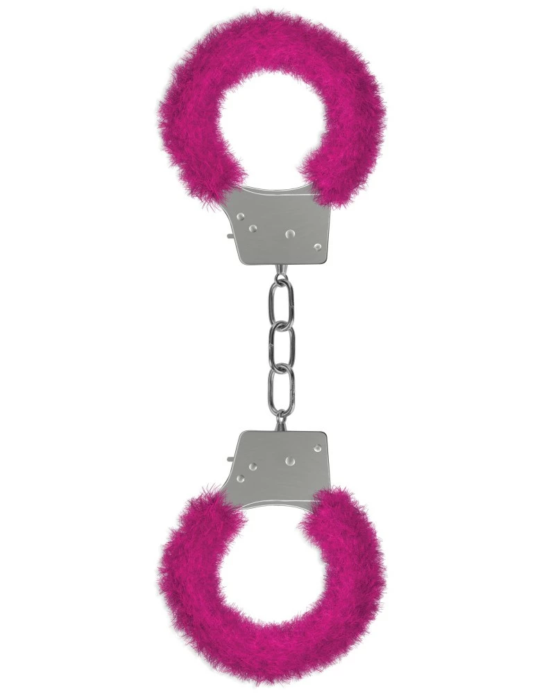 Ouch! Menottes Fourrures Métalliques Rose 3 Ouch! Menottes Fourrures Métalliques Rose