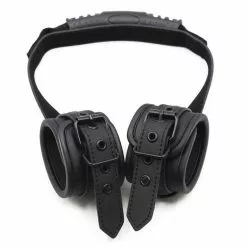 Kinky Puppy Menottes Noires Avec Une Poignée