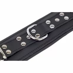 The Red Menottes Rembourrées En Cuir Pour Chevilles Noir -GODES EN SILICONE Soldes menottes rembourrees en cuir pour chevilles noir 3