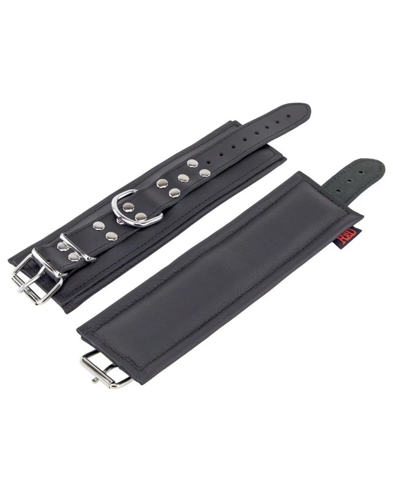 The Red Menottes Rembourrées En Cuir Pour Les Poignets Noir 6 The Red Menottes Rembourrées En Cuir Pour Les Poignets Noir – Image 4