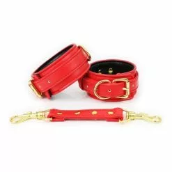 Generique Menottes Simili Pin Lock Rouge