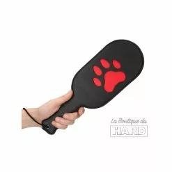 Ouch! Puppy Play Paddle Paw 33cm Noir-Rouge 8 Ouch! Puppy Play Paddle Paw 33cm Noir-Rouge -GODES EN SILICONE Soldes paddle paw 33cm noir rouge 2