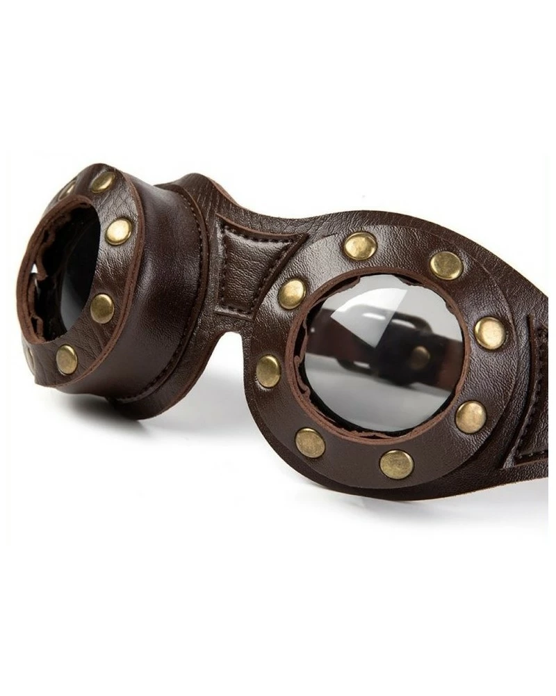 KinkHarness Paire De Lunettes Motor Marron 7 KinkHarness Paire De Lunettes Motor Marron – Image 5