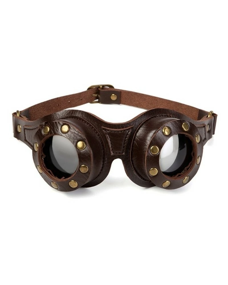 KinkHarness Paire De Lunettes Motor Marron 3 KinkHarness Paire De Lunettes Motor Marron