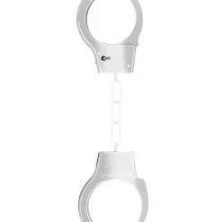 La Boutique Du Hard Paire De Menottes En Métal Cuffs On Argentées