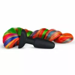 Easytoys Fetish Collection Plug Pony Avec Queue Multicolore 9.5 X 3.3cm