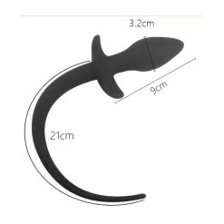 Kinky Puppy Plug Queue De Chien Silicone 7.5 X 3.1cm Noir -GODES EN SILICONE Soldes plug queue de chien silicone 75 x 31cm noir 4