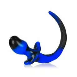 Oxballs Plug Queue De Chien Swirl 8.5 X 5 Cm Bleu