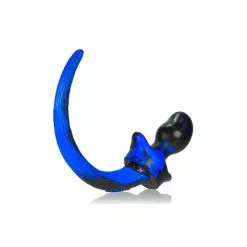 Oxballs Plug Queue Puppy Tail Bulldog 11.5 X 6 Cm Bleu -GODES EN SILICONE Soldes plug queue puppy tail bulldog 115 x 6 cm bleu 1