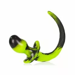 Oxballs Plug Queue Puppy Tail Bulldog 11.5 X 6 Cm Jaune -GODES EN SILICONE Soldes plug queue puppy tail bulldog 115 x 6 cm jaune 2