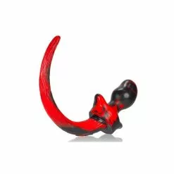 Oxballs Plug Queue Puppy Tail Bulldog 11.5 X 6 Cm Rouge -GODES EN SILICONE Soldes plug queue puppy tail bulldog 115 x 6 cm rouge 1