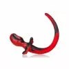Oxballs Plug Queue Puppy Tail Bulldog 11.5 X 6 Cm Rouge -GODES EN SILICONE Soldes plug queue puppy tail bulldog 115 x 6 cm rouge