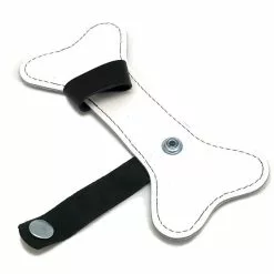 The Red PUPPY OS EN CUIR BLANC -GODES EN SILICONE Soldes puppy os en cuir blanc 3