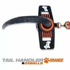 Queue De Chien Oxballs Tail Handler Orange -GODES EN SILICONE Soldes queue de chien oxballs tail handler orange 4
