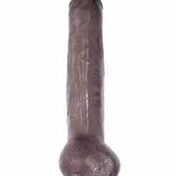 Hardastic SUPER BRAD 26 X 6cm Marron -GODES EN SILICONE Soldes super brad 26 x 6cm marron 2