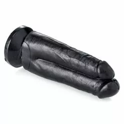 Hardtoys Gode Double TOM & MAX 17 X 7 Cm 8 Hardtoys Gode Double TOM & MAX 17 X 7 Cm -GODES EN SILICONE Soldes tom max 17 x 7 cm 2